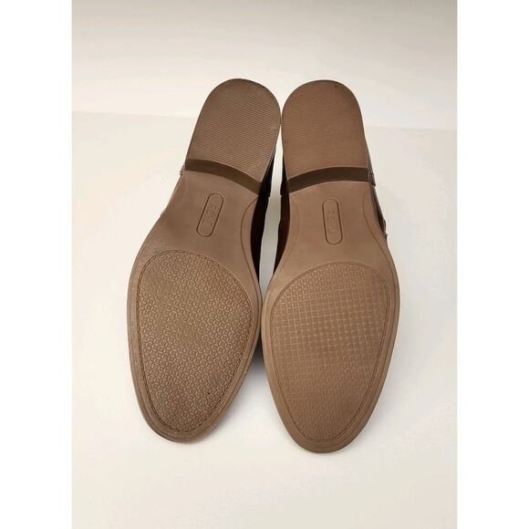 Royu Sophia Faux Leather Ankle Brown Boots Size 9.5M Memory Foam - Picture 7 of 8